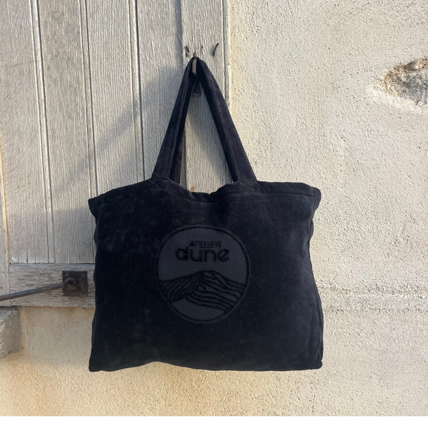 Sac de plage ideal - M - Noir Profond Velours