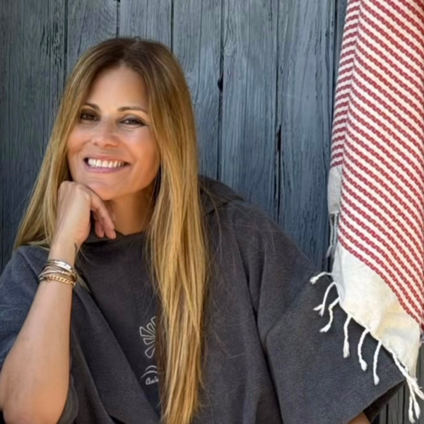 Collab Cécile Siméone x Poncho Premium coton bio - Graphite