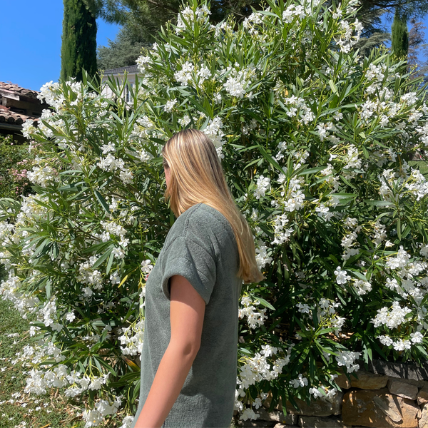 Long Beach Dress - Seventies Summer - Sage