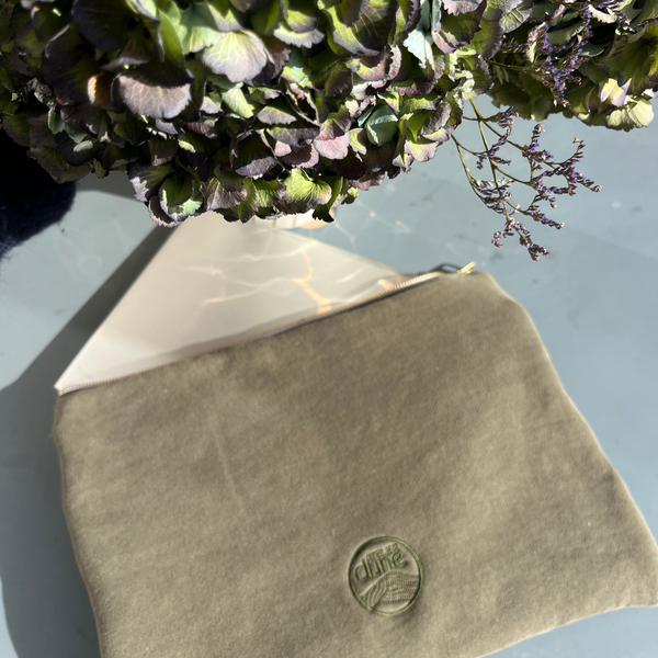 La Housse d'ordinateur Molleton Bio - Kaki