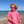 Poncho Coton Bio 4-8 ans - Rose Malabar