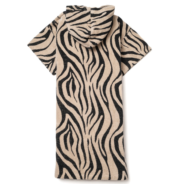 Poncho Premium coton bio - Zèbre