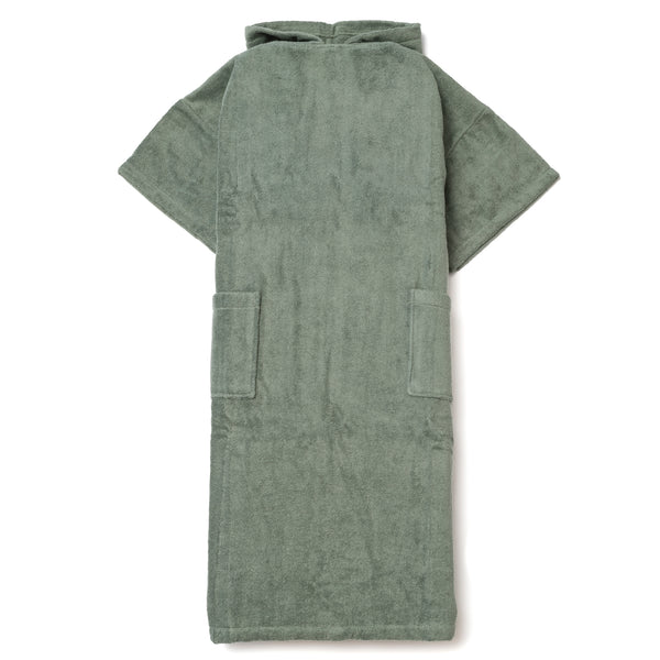 Poncho Coton Bio enfant 4-8 ans - Sauge