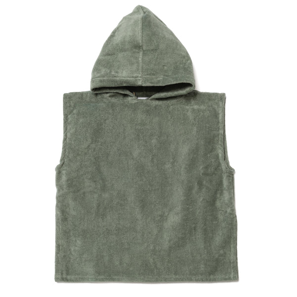 Poncho Coton Bio enfant 2-4 ans - Sauge
