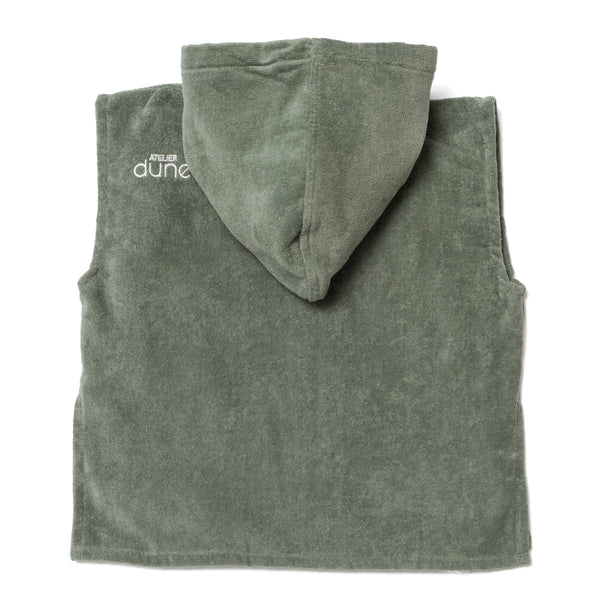 Poncho Coton Bio enfant 2-4 ans - Sauge