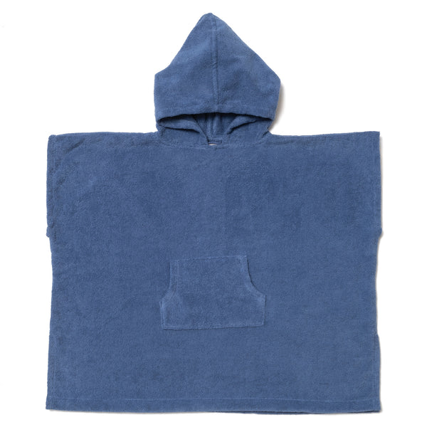 Poncho Coton Bio enfant 4-8 ans - Outremer