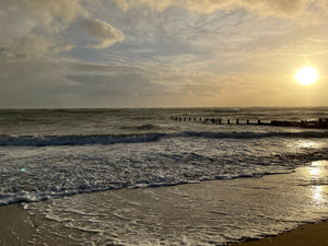 Coucher de soleil sur l'océan à l'ile de ré - Atelier Dune