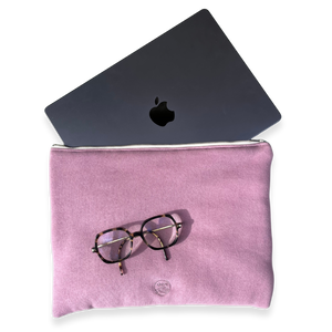 Housse PC 13 pouces en Molleton Bio - Lilas