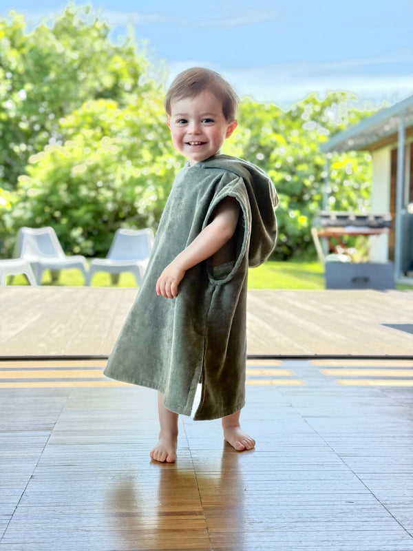 Poncho Coton Bio enfant 2-4 ans - Outremer