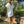 Robe de Plage courte - Sixties Summer - Sauge