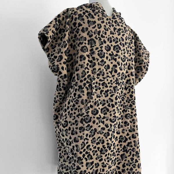 Poncho Coton Bio - 4/8 ans - Léopard
