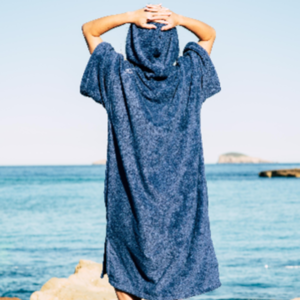 Poncho Adulte en Coton Bio - Outremer