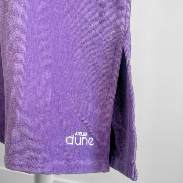 Poncho Adulte Coton Bio - Lavande Velours