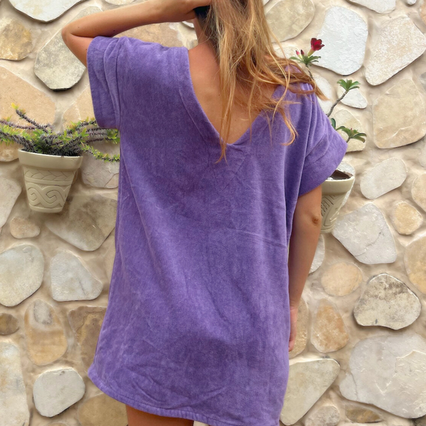 Robe Vintage Courte - Lavande