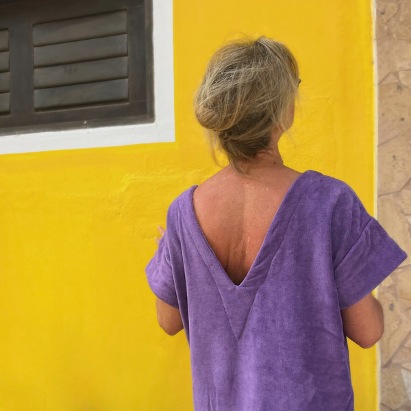 Robe Vintage Courte - Lavande