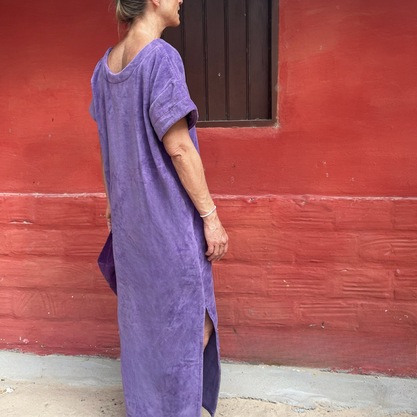 Robe Vintage Longue - Lavande