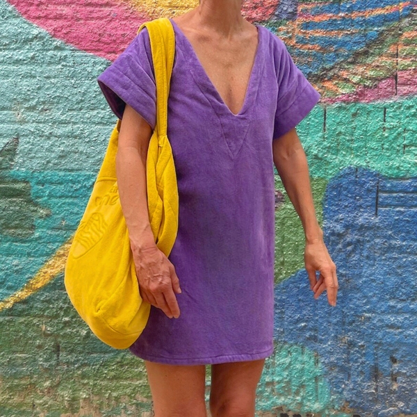 Robe Vintage Courte - Lavande