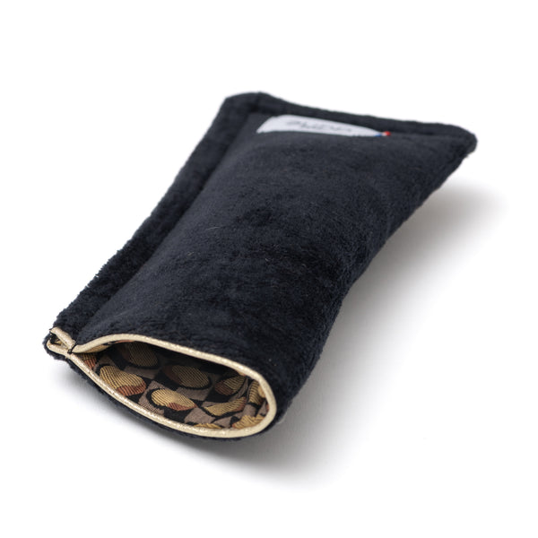 Etui à lunettes en Velours MADE IN FRANCE - Noir Profond