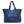 Cabas ideal M en coton biologique velours coloris outremer - Atelier Dune