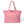 Cabas ideal M en coton biologique velours coloris rose malabar - Atelier Dune