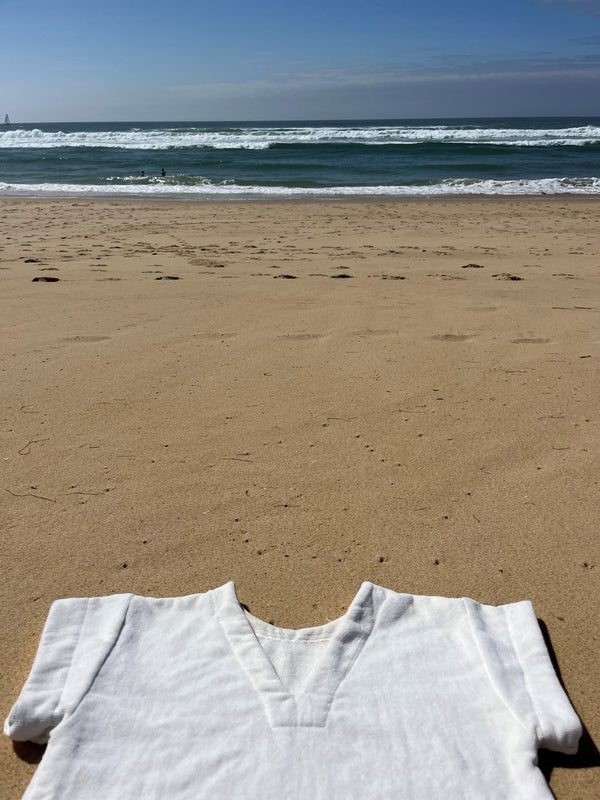 Robe de Plage courte - Sixties Summer - Sauge