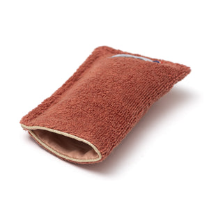 Etui a lunettes made in France coloris terracotta - Atelier Dune
