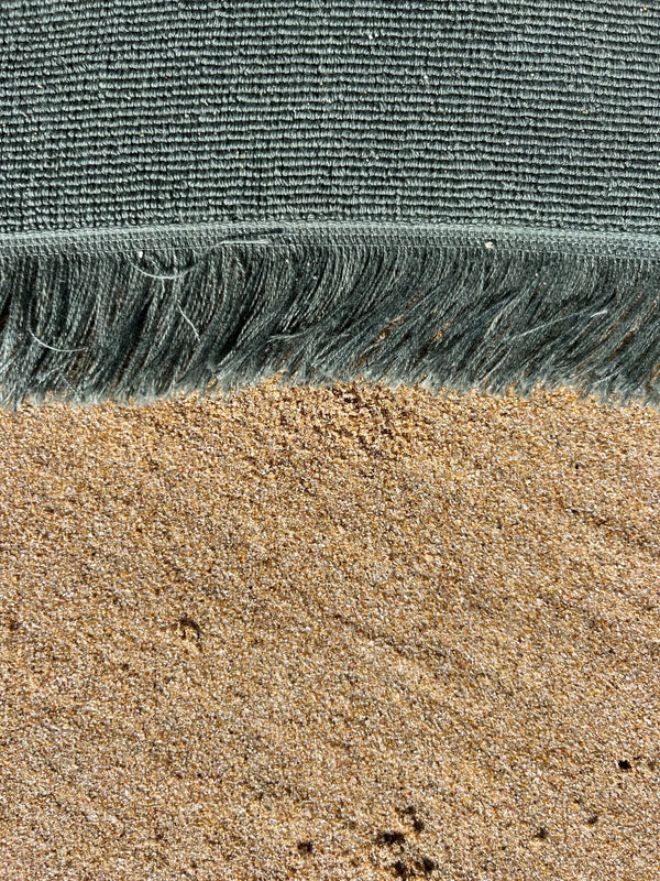 Serviette de plage bi-face Single Curry