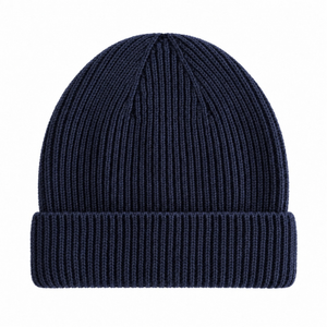 Bonnet laine Mérinos - Navy- en précommande