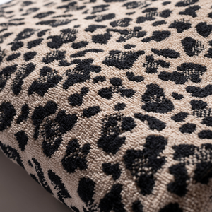 Eponge de poncho en coton biologique motif leopard - Atelier Dune