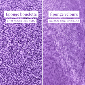 image comparative du velours et de la bouclette chez Atelier Dune 