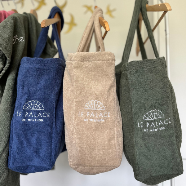 Trio de sacs cabas ideal personnalisables en coton biologique differentes couleurs - Atelier Dune
