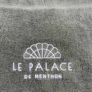 Serviette de plage double-face personnalisable en coton biologique - Atelier Dune
