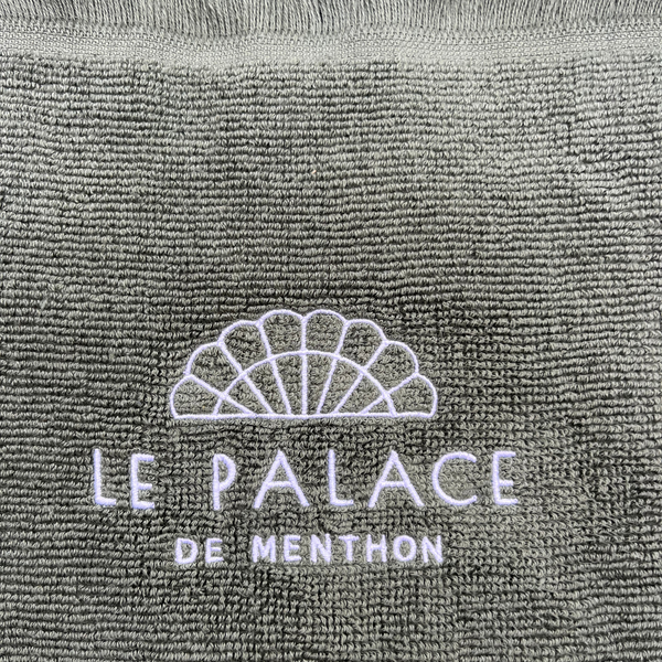 Serviette de plage double-face personnalisable en coton biologique - Atelier Dune