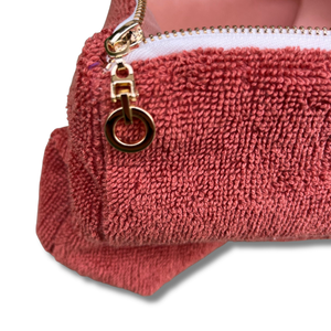 Trousse en eponge made in France coloris terracotta - Atelier Dune
