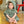 Children's organic cotton poncho 4-8 years - Rose Malabar